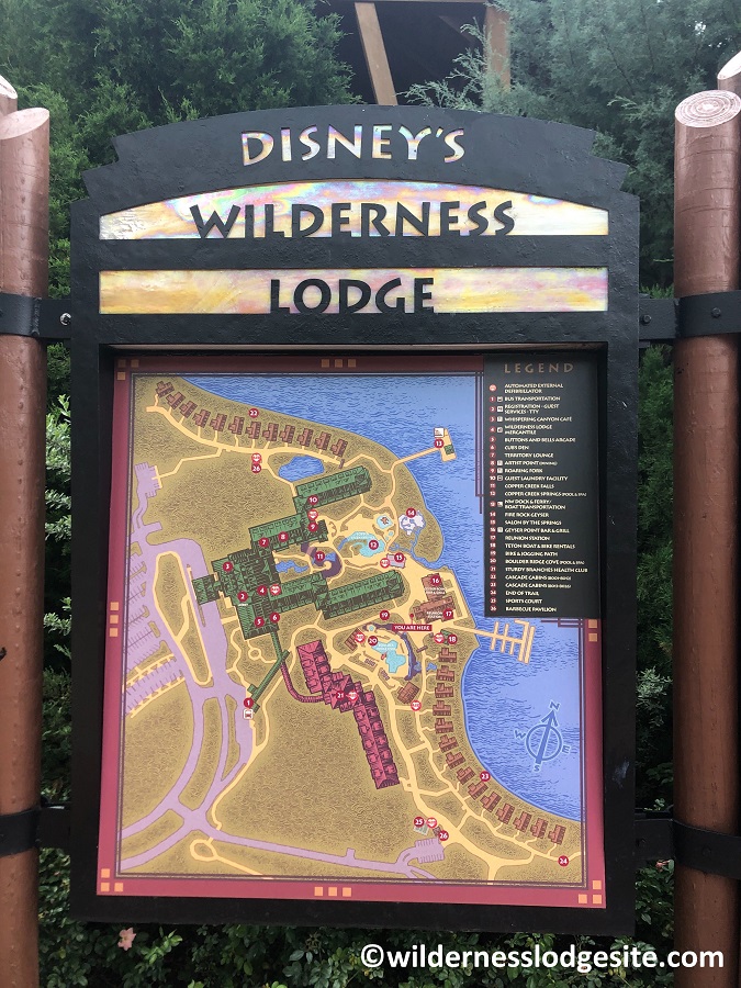 Wilderness Lodge map August 2019